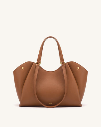 Virelia Cabas à double poignée - Cognac