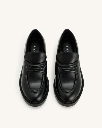 Mocassin Micah à Semelle Épaisse - Noir