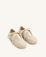 Flavia Ballerina Sneakers - Abricot