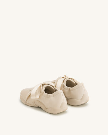 Flavia Ballerina Sneakers - Abricot