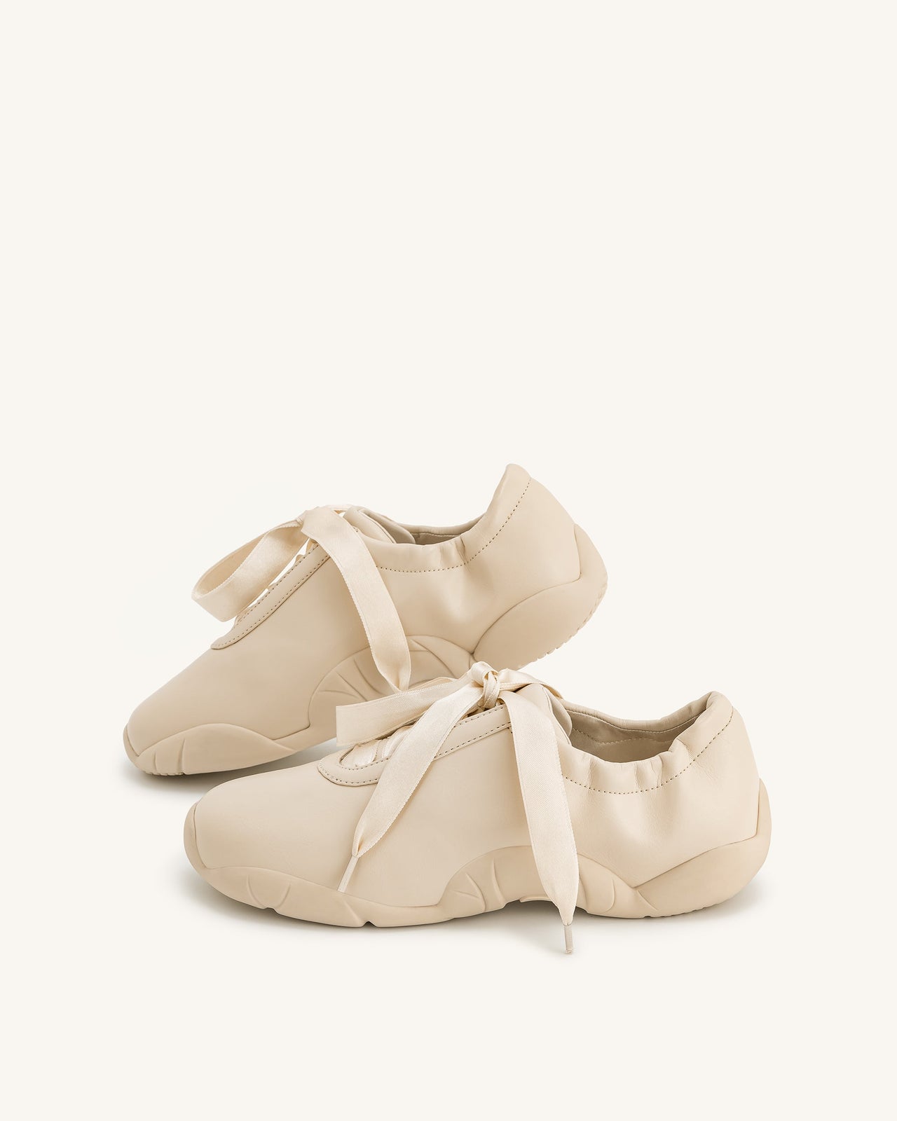 Flavia Ballerina Sneakers - Abricot