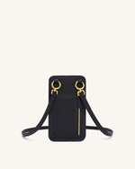 Aylin Sac Téléphone Portable - Noir Canevas