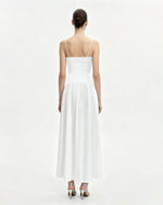 Robe maxi à imprimé floral - Blanc