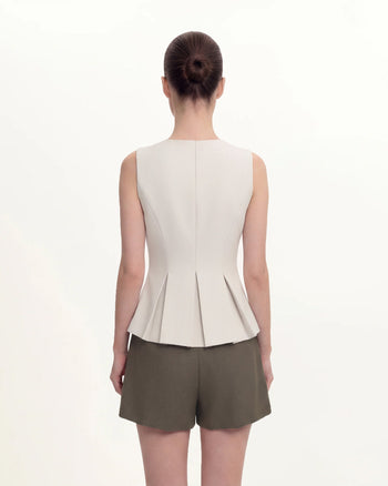 Pièce à coutures structurées - Round - Beige