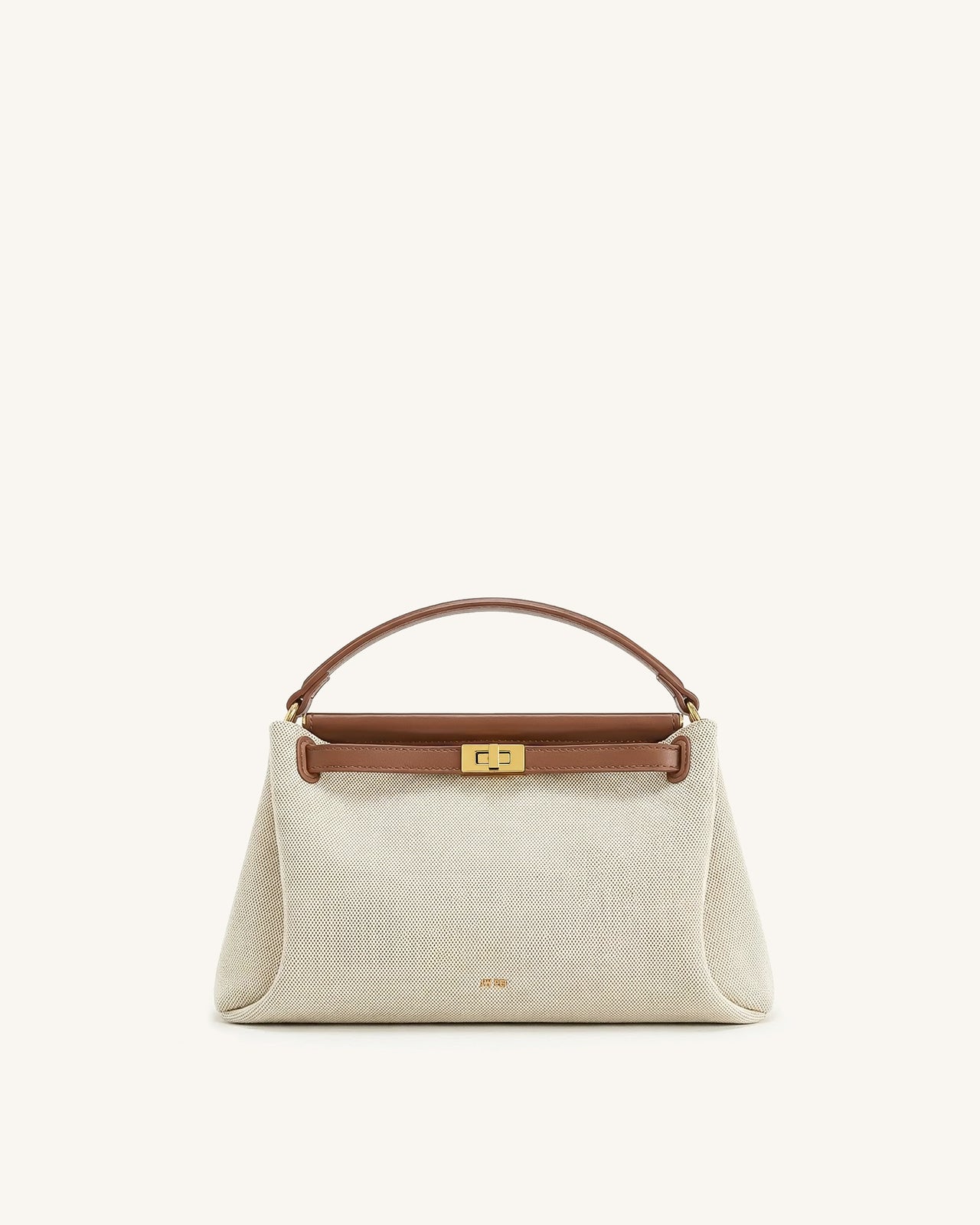 Carmen Sac à poignée supérieure en toile - Marron