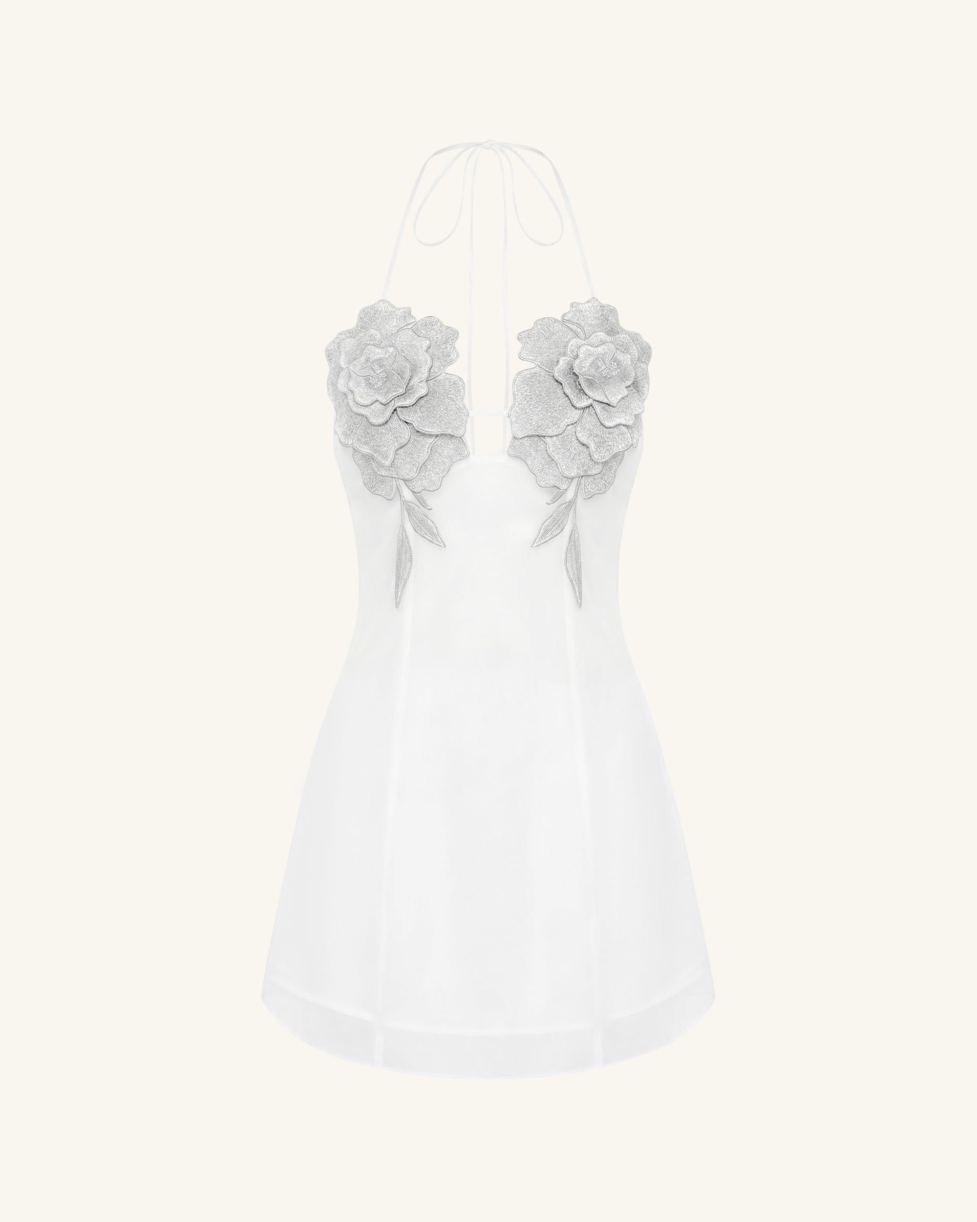 Mini-Robe Brodée de Fleurs - Blanc – E-SHOP OFFICIEL JW PEI FR