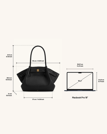 Hana Grand Sac Cabas - Noir