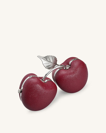 Aureline Pochette en forme de cerise - Rouge