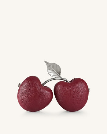 Aureline Pochette en forme de cerise - Rouge