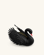 Alani Sac bandoulière en forme de cygne - Noir