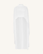 Châle cape en tulle - Blanc