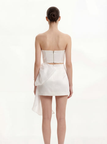 Bustier en cœur - Blanc