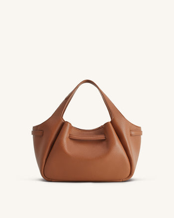 Mabel Sac fourre-tout à nœud souple - Marron caramel