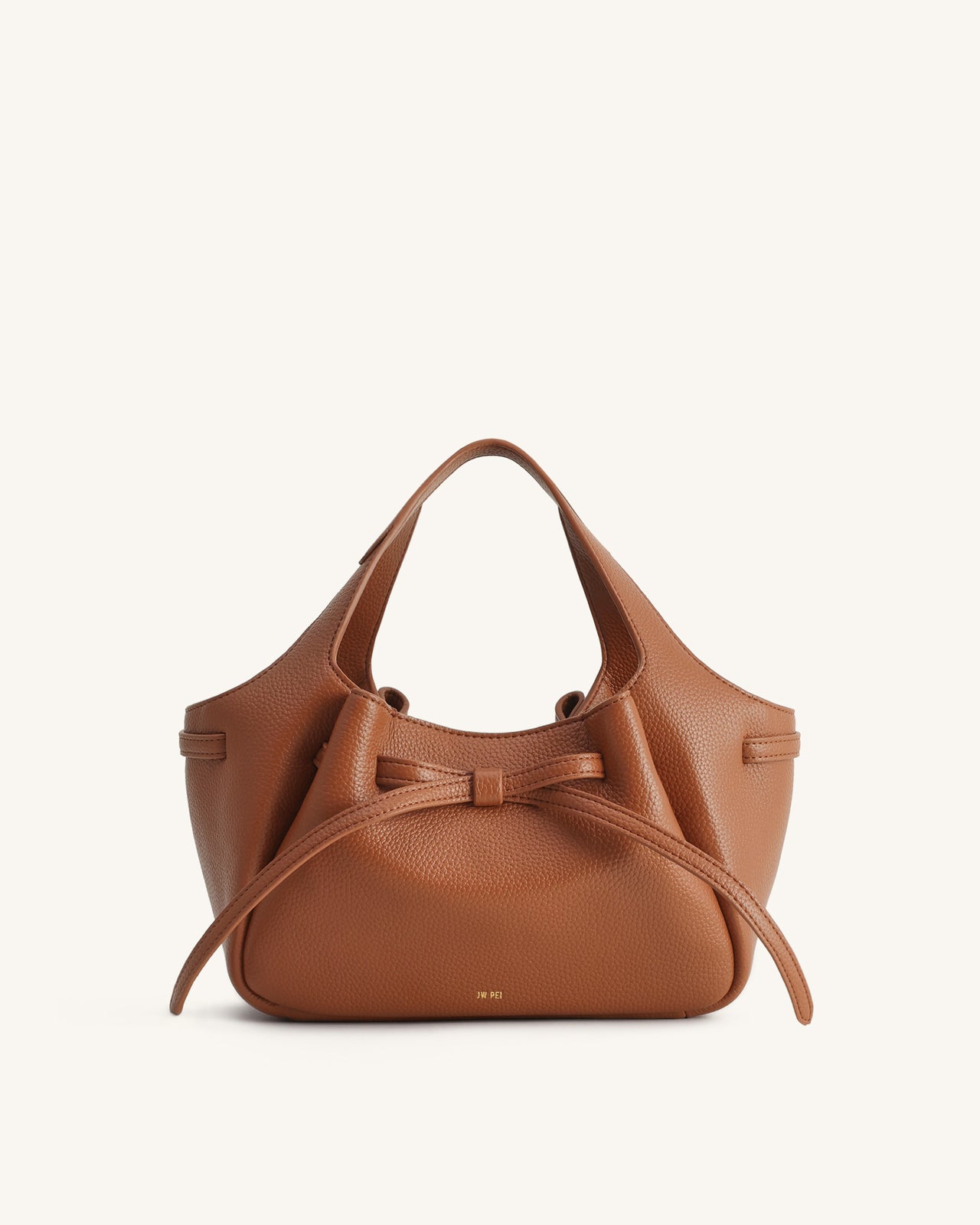 Mabel Sac fourre-tout à nœud souple - Marron caramel