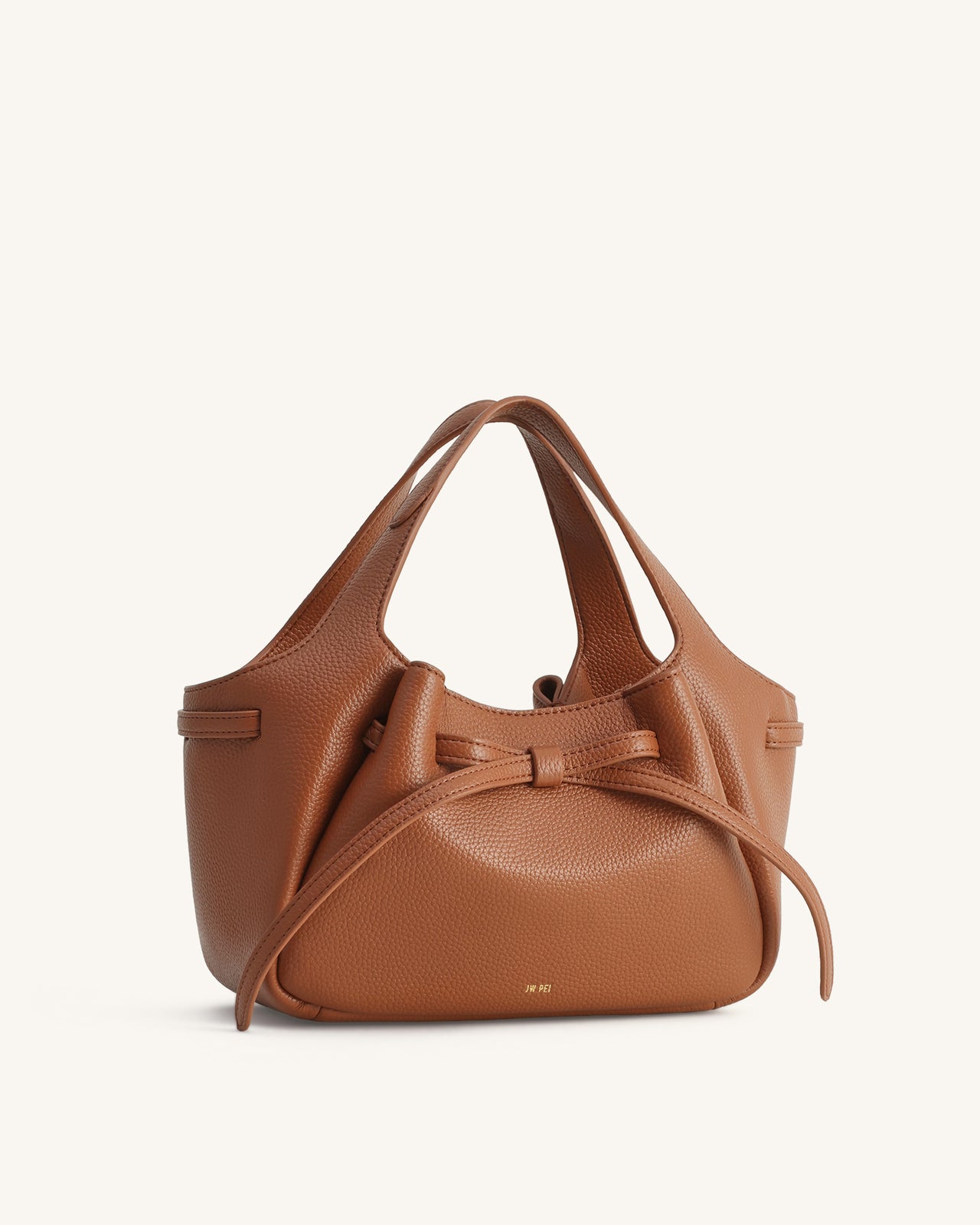 Mabel Sac fourre-tout à nœud souple - Marron caramel