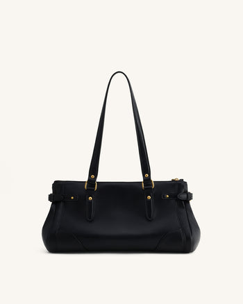 Sac fourre-tout allongé Yvette - Noir