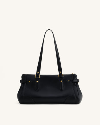 Sac fourre-tout allongé Yvette - Noir
