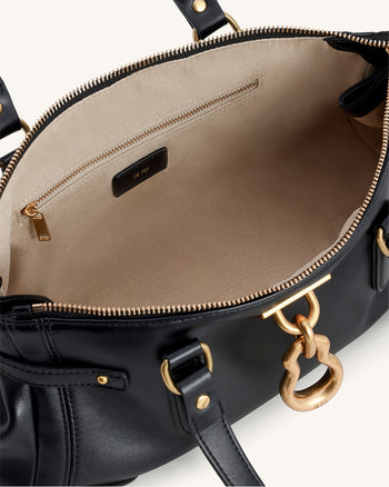 Sac fourre-tout allongé Yvette - Noir