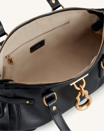 Sac fourre-tout allongé Yvette - Noir