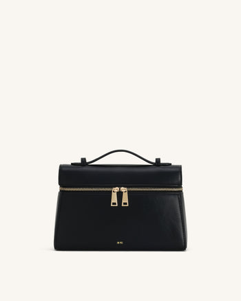 Thea Grand sac à anse supérieure - Noir