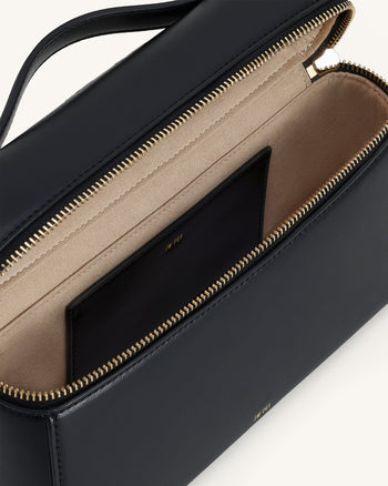 Thea Grand sac à anse supérieure - Noir