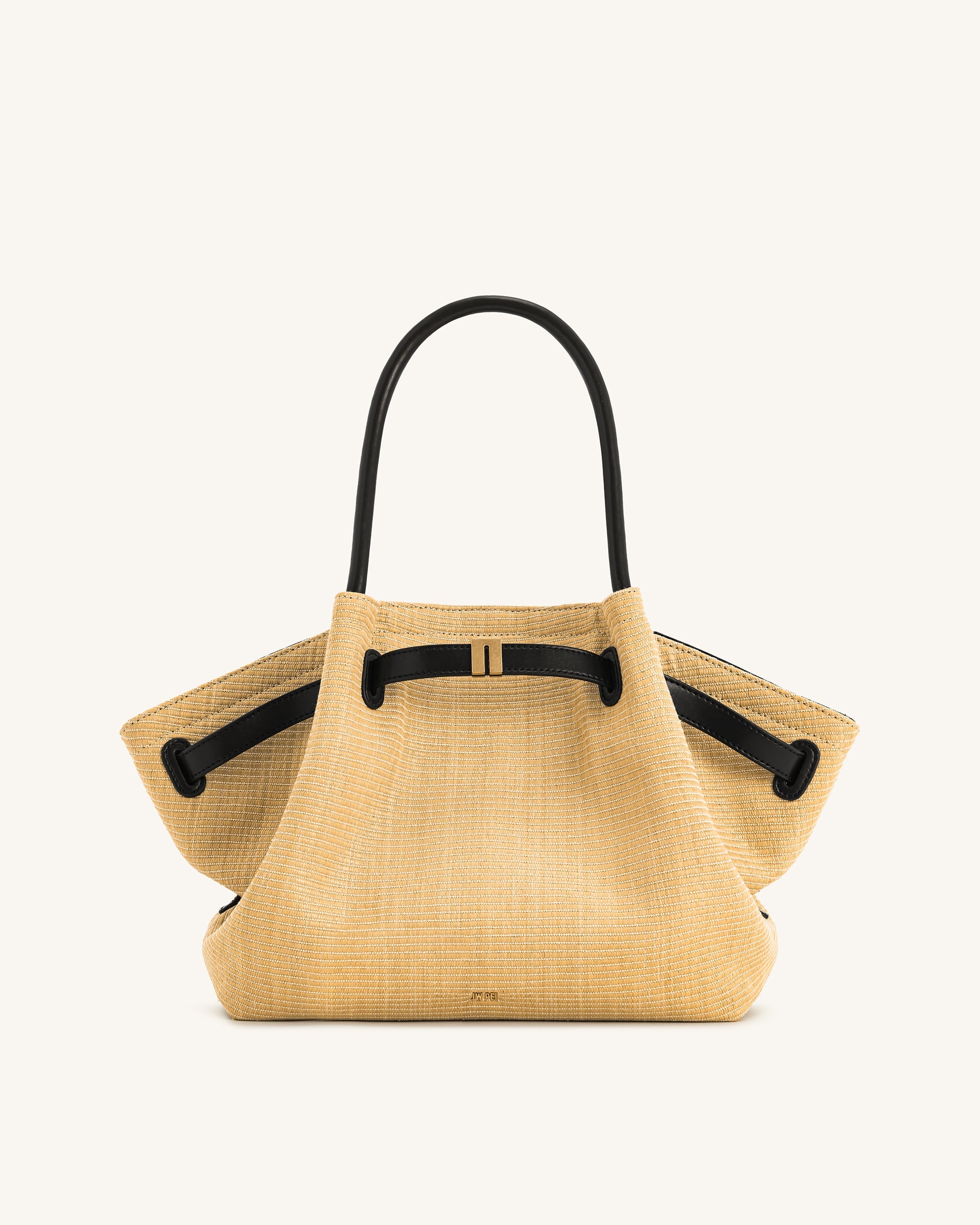 Hana Sac Cabas Moyen en Faux Paille - Paille Brune – E-SHOP OFFICIEL JW ...
