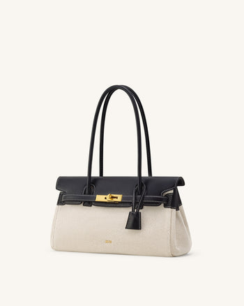 Sac épaule Yara – Toile noire
