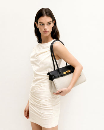 Sac épaule Yara – Toile noire