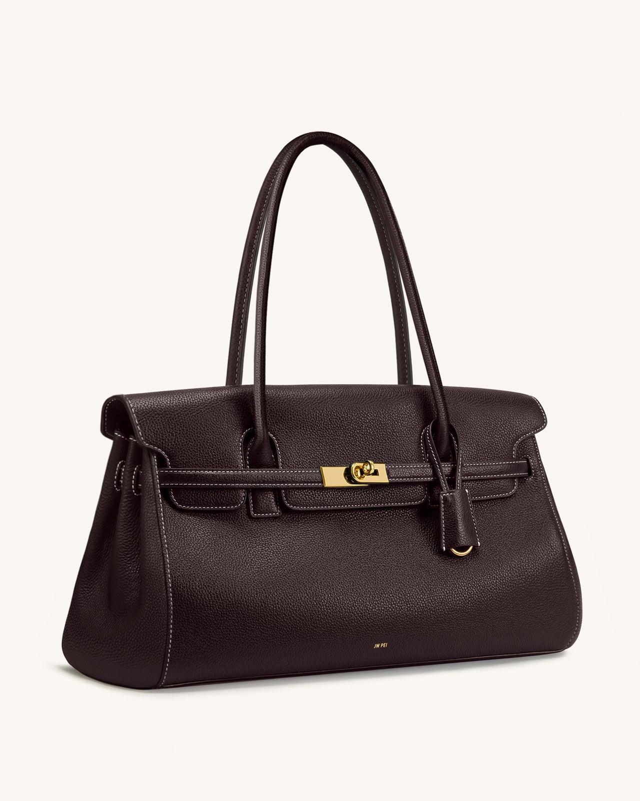 Yara Grand sac à bandoulière - Marron foncé