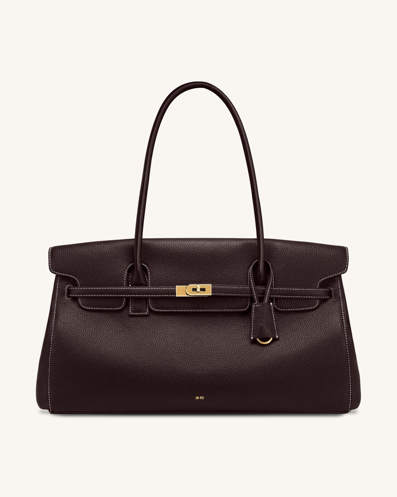 Yara Grand sac à bandoulière - Marron foncé