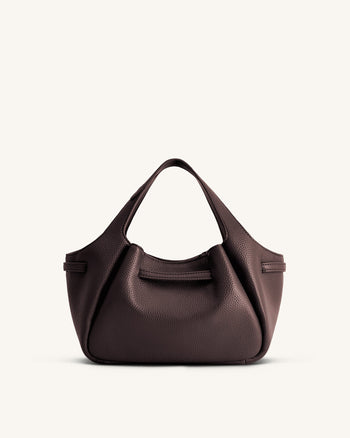 Mabel Sac fourre-tout à nœud souple - Marron foncé