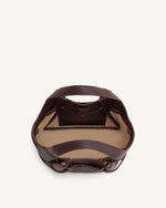 Mabel Sac fourre-tout à nœud souple - Marron foncé