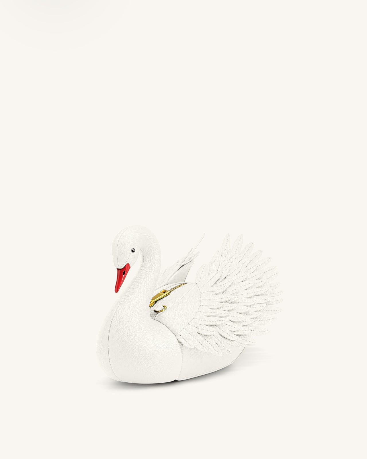 Alani Sac bandoulière en forme de cygne - Blanc