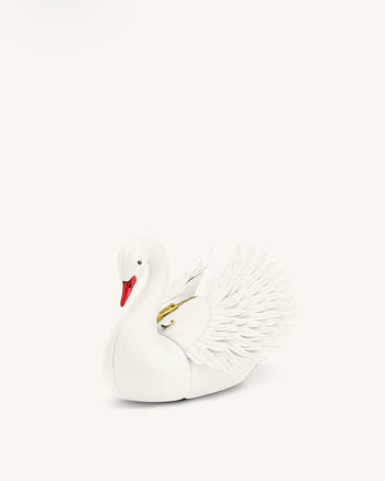 Alani Sac bandoulière en forme de cygne - Blanc