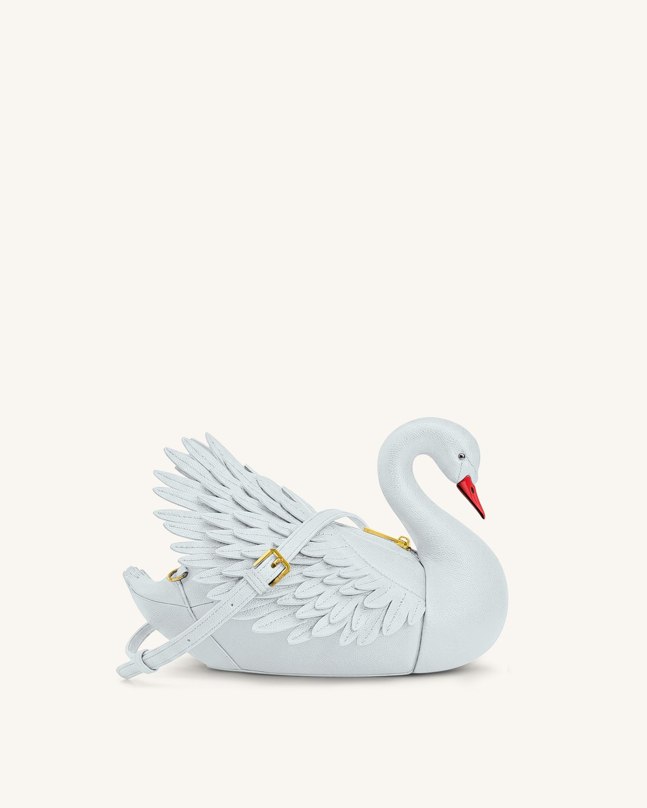 Alani Sac bandoulière en forme de cygne - Bleu clair