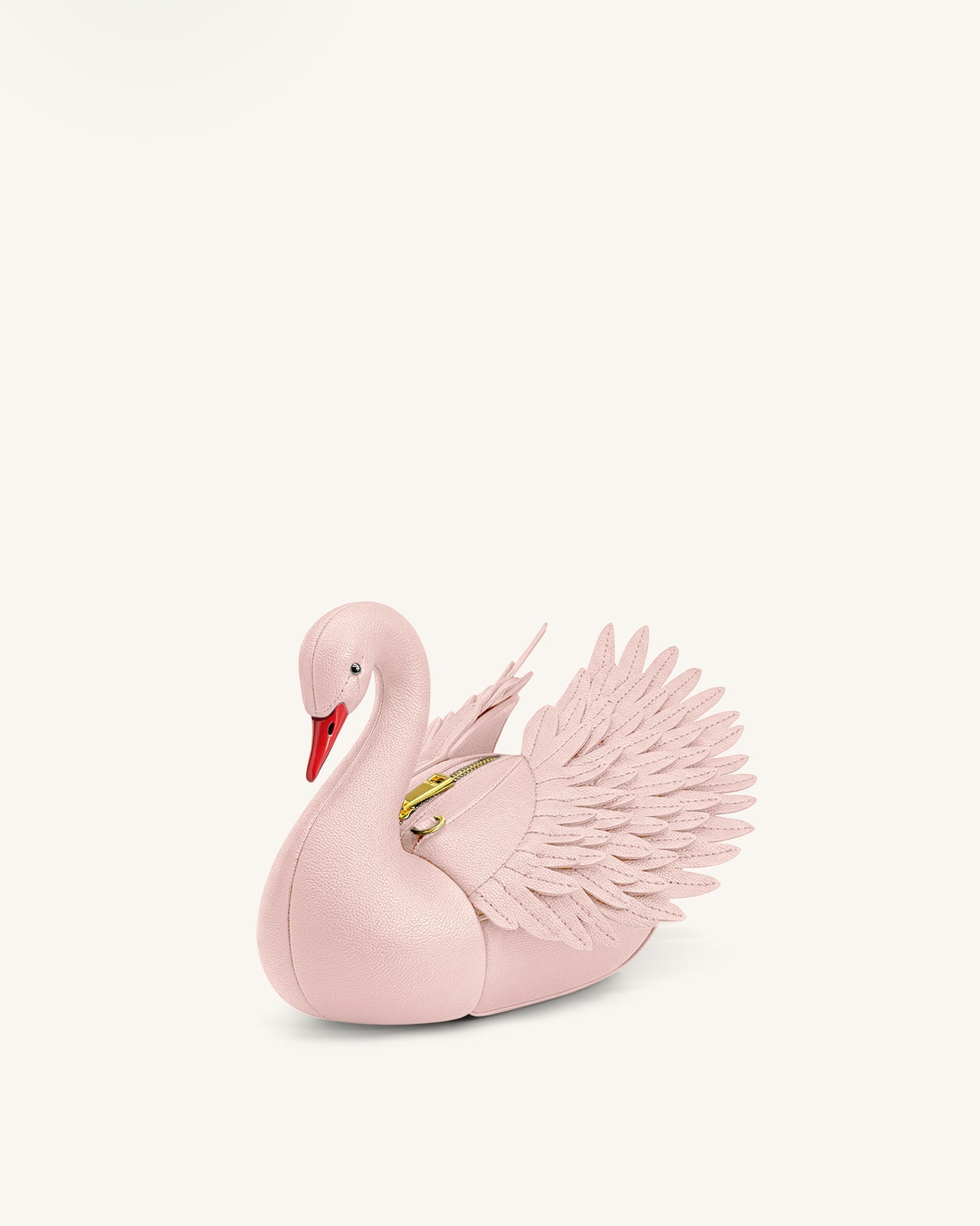 Alani Sac bandoulière en forme de cygne - Rose clair