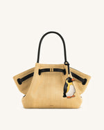 Breloque sac pingouin - Noir multicolore