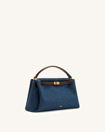 Carmen Sac à Poignée - Denim Bleu