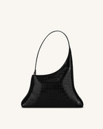 Lyra Sac à bandoulière - Noir Croco