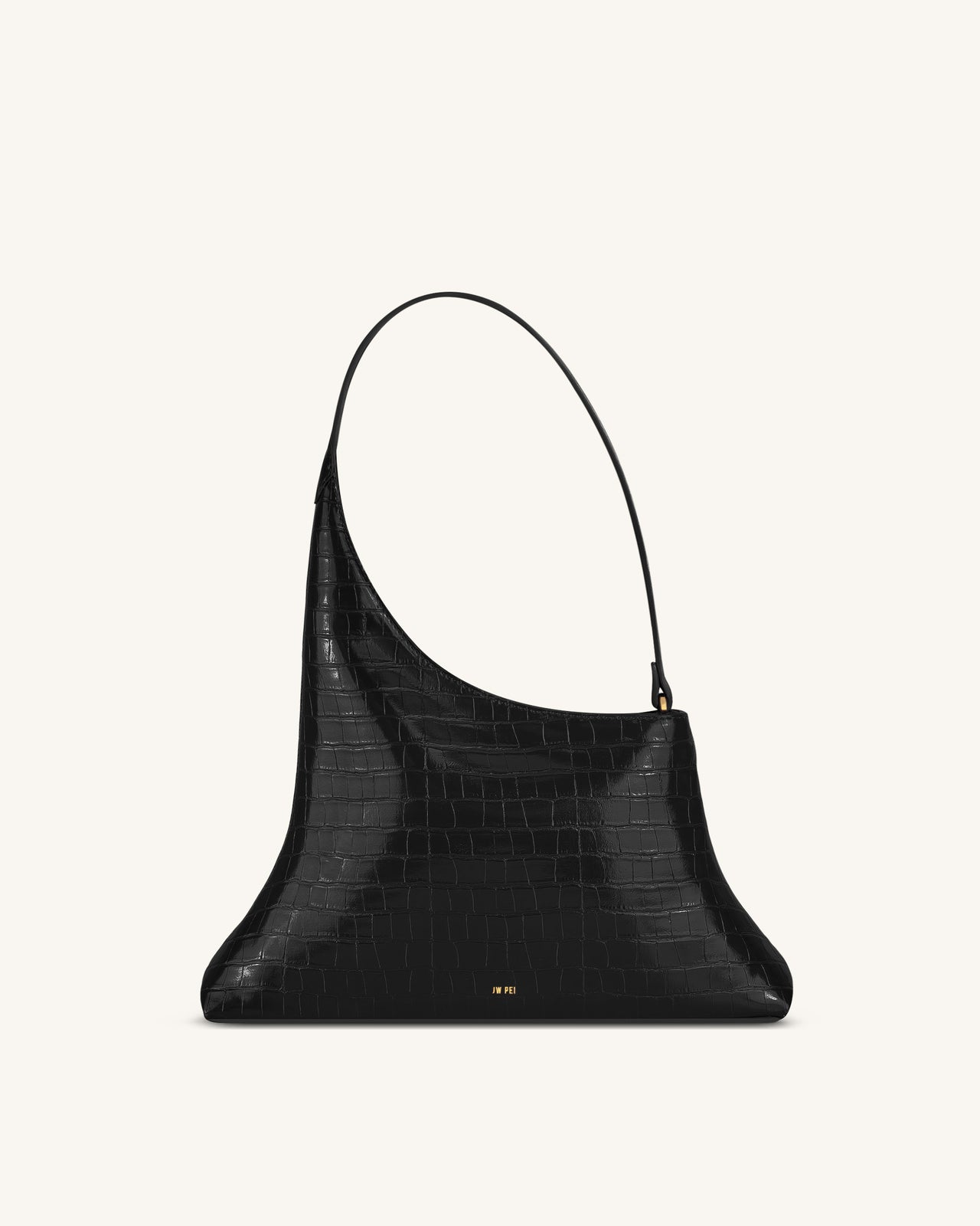 Lyra Sac à bandoulière - Noir Croco