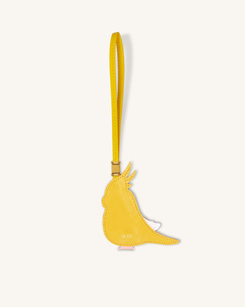 Breloque sac calopsitte - Jaune