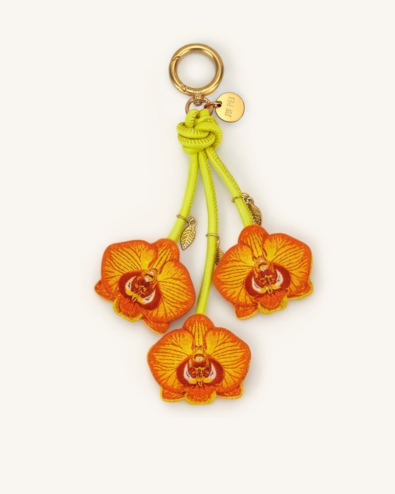 Breloque de sac Orchid - Orange vif