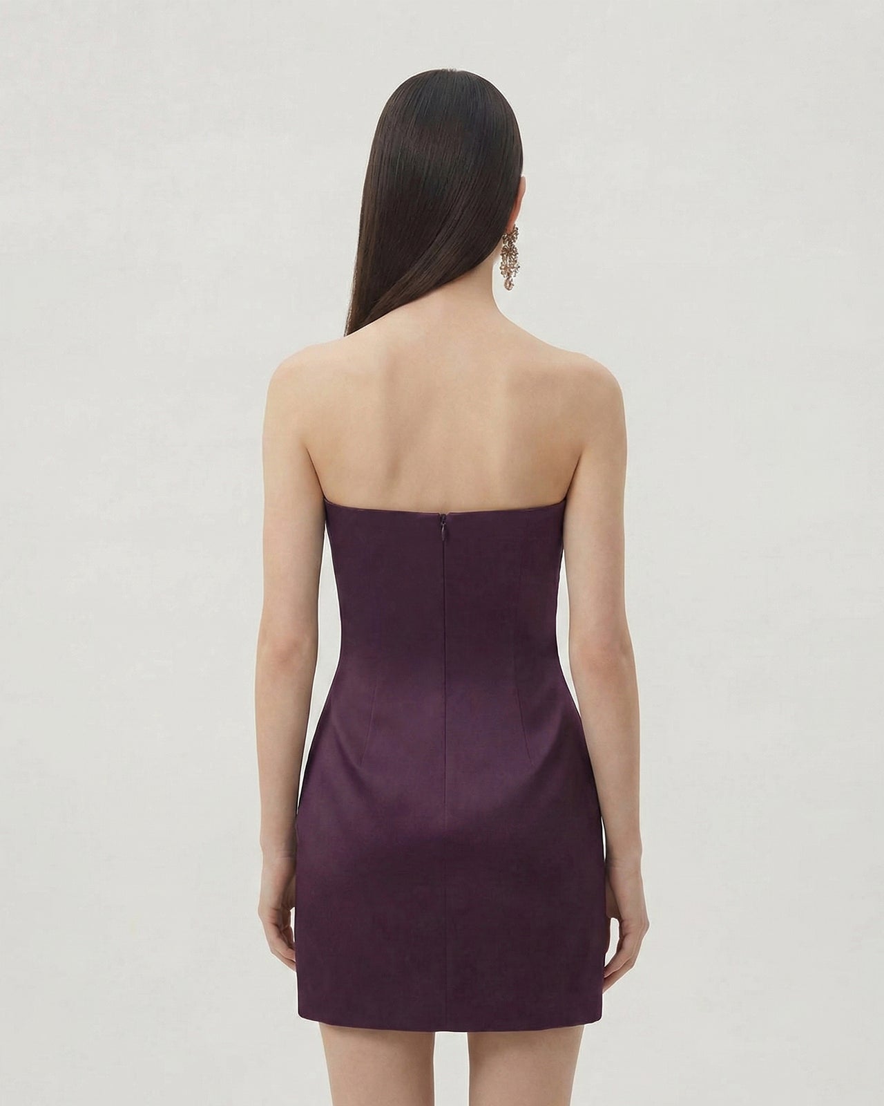 Robe mini à imprimé floral - Violet