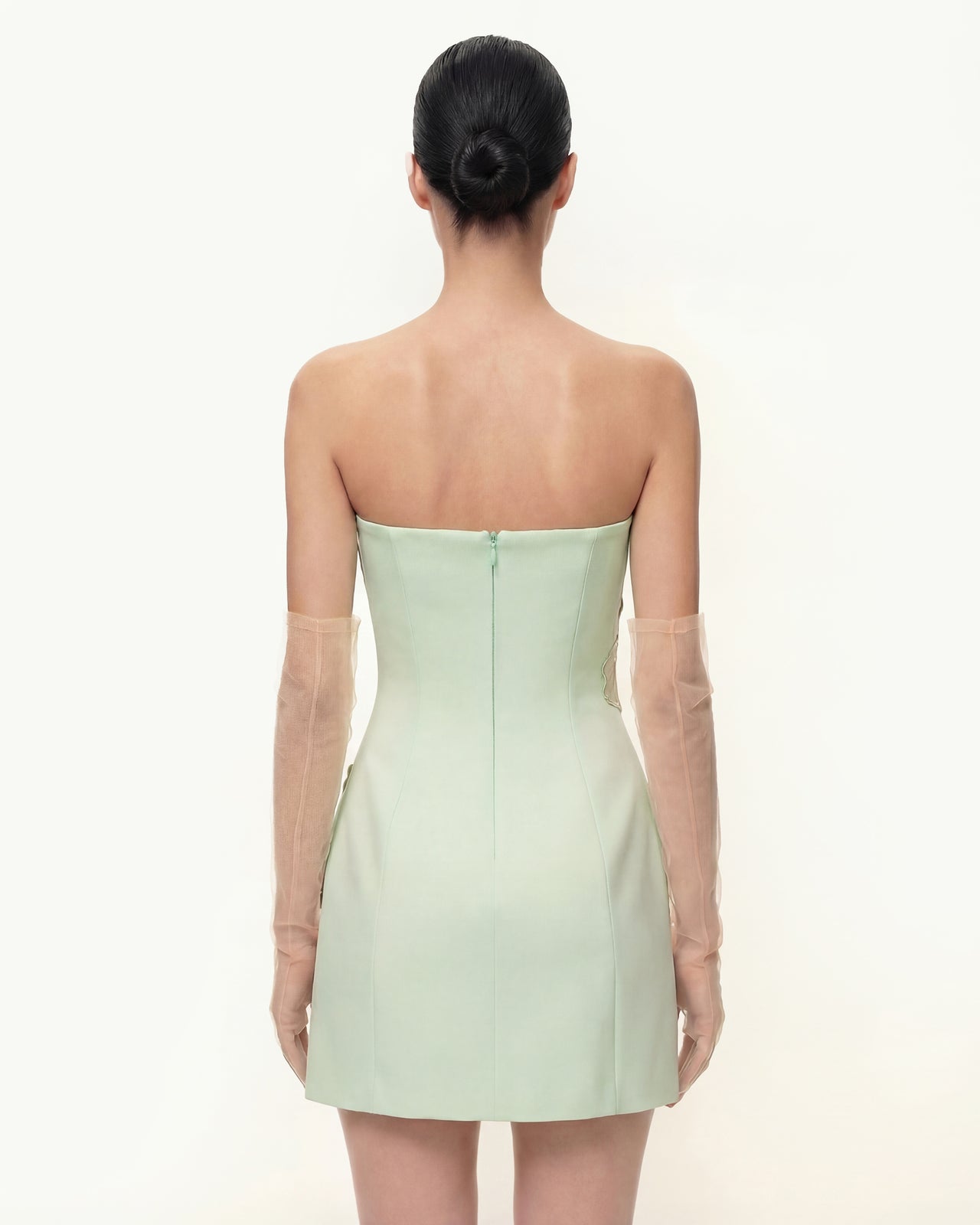 Iris Robe bustier à imprimé floral - Vert