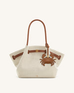 Breloque sac crabe - Marron