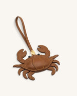 Breloque sac crabe - Marron