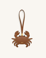 Breloque sac crabe - Marron