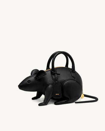 Mia Sac à main à poignée supérieure Souris - Noir