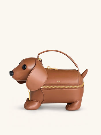 Emilia Sac en forme de chien - Marron