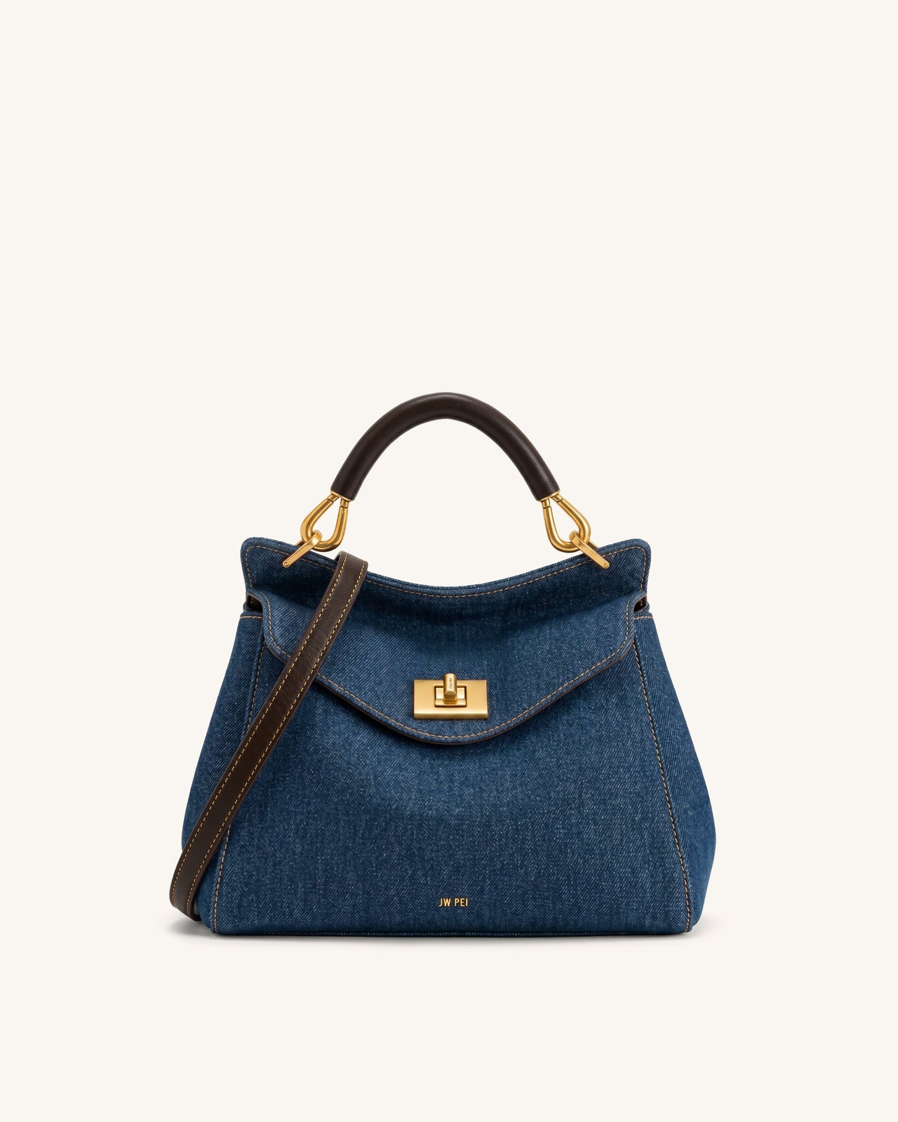 Lucia Sac à Main Classique - Denim Bleu